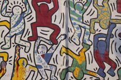 Keith Haring Mural Detail