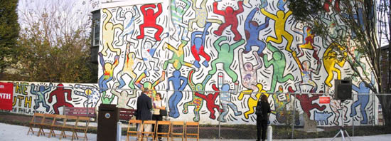 Keith Haring Mural Garden